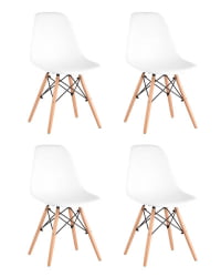 Стул Еамес Стйле ДСВ белый 4 шт. комплект (разборный каркас) / Eames Style DSW
