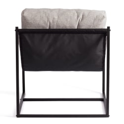 Кресло Charli / Чарли без подлокотника рогожка, серо-бежевый, 3M 16/2, 70х70х84 см