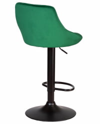 Стул барный DOBRIN LOGAN BLACK (зеленый велюр (MJ9-88)) 2 шт
