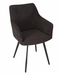 Стул обеденный DOBRIN ROBY велюр Catania Espresso
