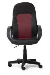 Кресло руководителя Parma черный+бордо