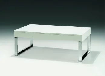 Журнальный столик с ящиками J030 Белый лак