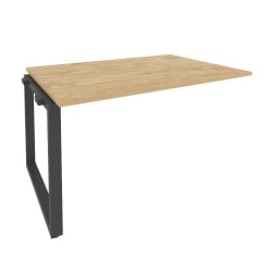 Проходной наборный элемент переговорного стола ОНИКС О.МО-НПРГ-3 Тиквуд Светлый/Антрацит / ONIX O.MO-NPRG-3