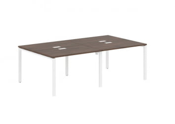 Бенч-система 4-местная EDIS EUWST 2313 Дуб Денвер темный Белый