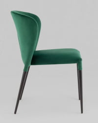 Стул Лори велюр Зеленый