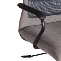 Кресло PROFIT (мп) PROFIT (мп) флок/ткань, серый, 29/W-12