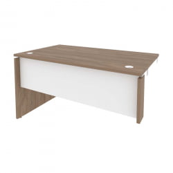 Стол-приставка левый к опорным элементам ОНИКС О.СПР-3.8Л Дуб Аризона/Белый / ONIX O.SPR-3.8L