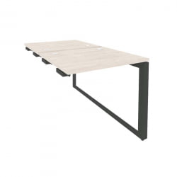 Стол-приставка двойной на О-образном м/к к опорым элем. ONIX O.MO-D.SPR-0.7 Денвер Светлый/Антрацит