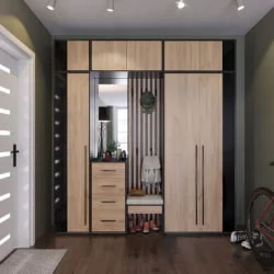 Прихожая Неаполь №2 Черный Дуб Золотой