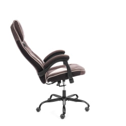 Кресло Arena metalBL велюр, коричневый/бежевый, 6/7