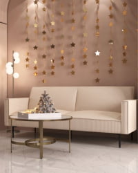 Журнальный столик Адриана 80*80 см светлая керамика