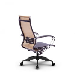 Кресло офисное МЕТТА B 2m 9/K131, Основание 17832 Комплект 4 Золотой ротанг Черное