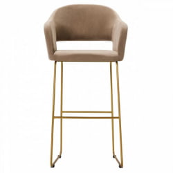 Кресло Бар Oscar Б Diag beige/Линк золото