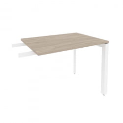 Брифинг-приставка на П-образном м/к ONIX O.MP-BR-9 Дуб Аттик/Белый