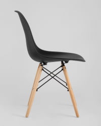 Стул Еамес Стиле ДСВ черный 4 шт. комплект (разборный каркас) / Eames Style DSW