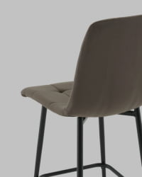 Стул полубарный Одди ПБ велюр темно-серый