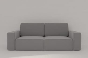 Коричневый диван Сунндал (Berhouse) Цвет фасада: Кофе рогожка; Тип: Прямой; Материал фасада: Микророгожка