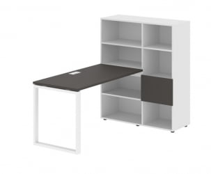 Рабочая станция ЕДИС ЕКРСТ 1113 Мокко Белый Белый / EDIS EQRST