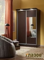 Шкаф купе 2-ух дверный 3 Simple Венге