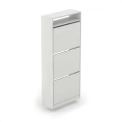 Тумба в прихожую 3-х уровневая Выбеленное дерево