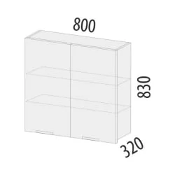 Шкаф кухонный Дакота 103.11