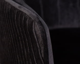 Стул барный DOBRIN DARCY Черный велюр 1922-21