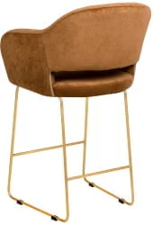 Стул барный Oscar (Б) Браун/ЛинкЗолот