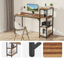 Письменный стол EUREKA ZX-SH140A-RW с шириной 140 см Reclaimed Wood