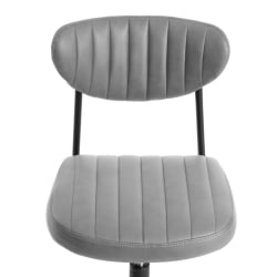 Кресло SLIM иск. замша, Grey (Cерый)