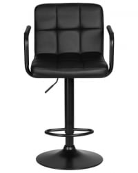 Стул барный ДОБРИН КРУГЕР АРМ БЛАCК (черный) 2 шт / DOBRIN KRUGER ARM BLACK