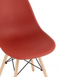 Стул Еамес Стиле ДСВ терракотовый (разборный каркас) / Eames Style DSW