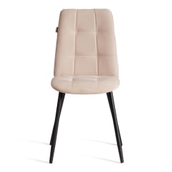 Стул обеденный Asti велюр, молочный/черный, (Porsche 2)