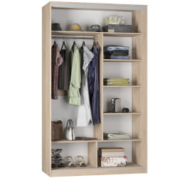 Шкаф-купе B-220х135х60-2(ДСС-D10D10)