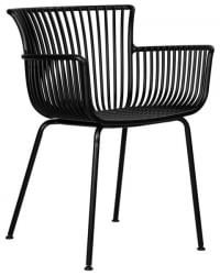 Стул обеденный ДОБРИН РОСС (черный (Б-03) без подушки) 4 шт / DOBRIN ROSS (B-03)