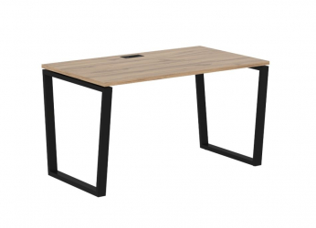 Стол письменный EDIS EVST 1380 Дуб Денвер светлый Черный