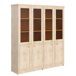 Шкаф высокий 2-х секционный комбинированный RHC 180.2 Дуб Девон