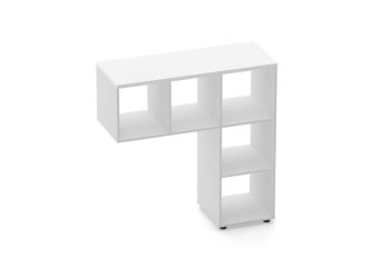 Стеллаж к столу Deka 9.07.11 Белый