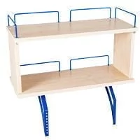 Полка задняя двухъярусная Polka_zz 1/600 (Polka_zz 7/600) Яблоня Синий