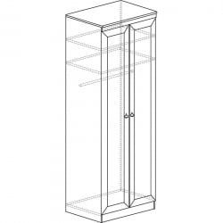 Шкаф для одежды 609  Денвер светлый