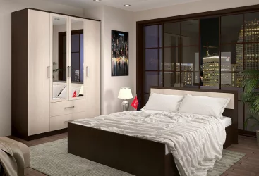 Кровать двуспальная Фиеста 1,6 м