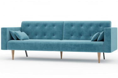 Диван трёхместный Нейт ЛД 308.010.000 Светло-голубой