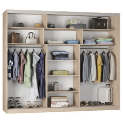 Шкаф-купе Б-230х270х60-1(ЯАТ-ЯАС-Д7Д7Д7) / B-230х270х60-1(ЯАТ-ЯАС-D7D7D7)