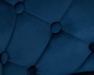 Стул барный ДОБРИН ДЖОСЕПХ БЛАCК (синий велюр (МДЖ9-117)) 2 шт / DOBRIN JOSEPH BLACK (MJ9-117))