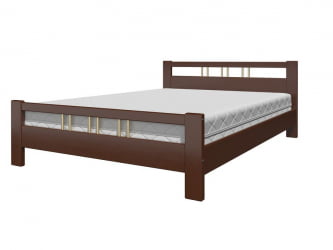 Односпальная кровать Вероника 3 200х90 Орех
