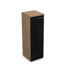 Шкаф со стеклянными дверьми GLOSS LINE9НП.017.7Л Teakwood