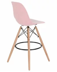 Стул барный ДОБРИН ДСВ БАР Светло-розовый ПК-02 / DOBRIN DSW BAR PK-02