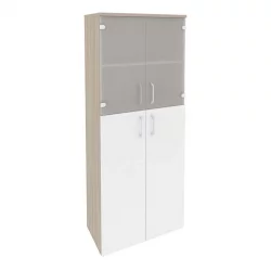 Шкаф высокий широкий ONIX O.ST-1.7 Дуб Аттик/Белый