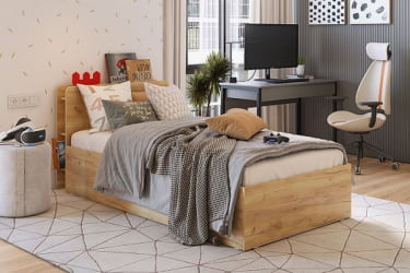 Стол Юниор SMU-01 графит/черный муар