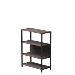 Стеллаж металлический средний Everprof EVO 254Н010 Дуб Пасадена Черный