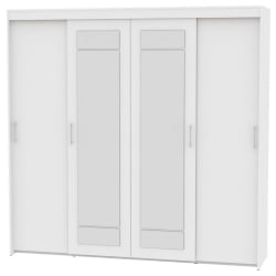 Шкаф-купе T-5-230х235х45-M(Белый-2)